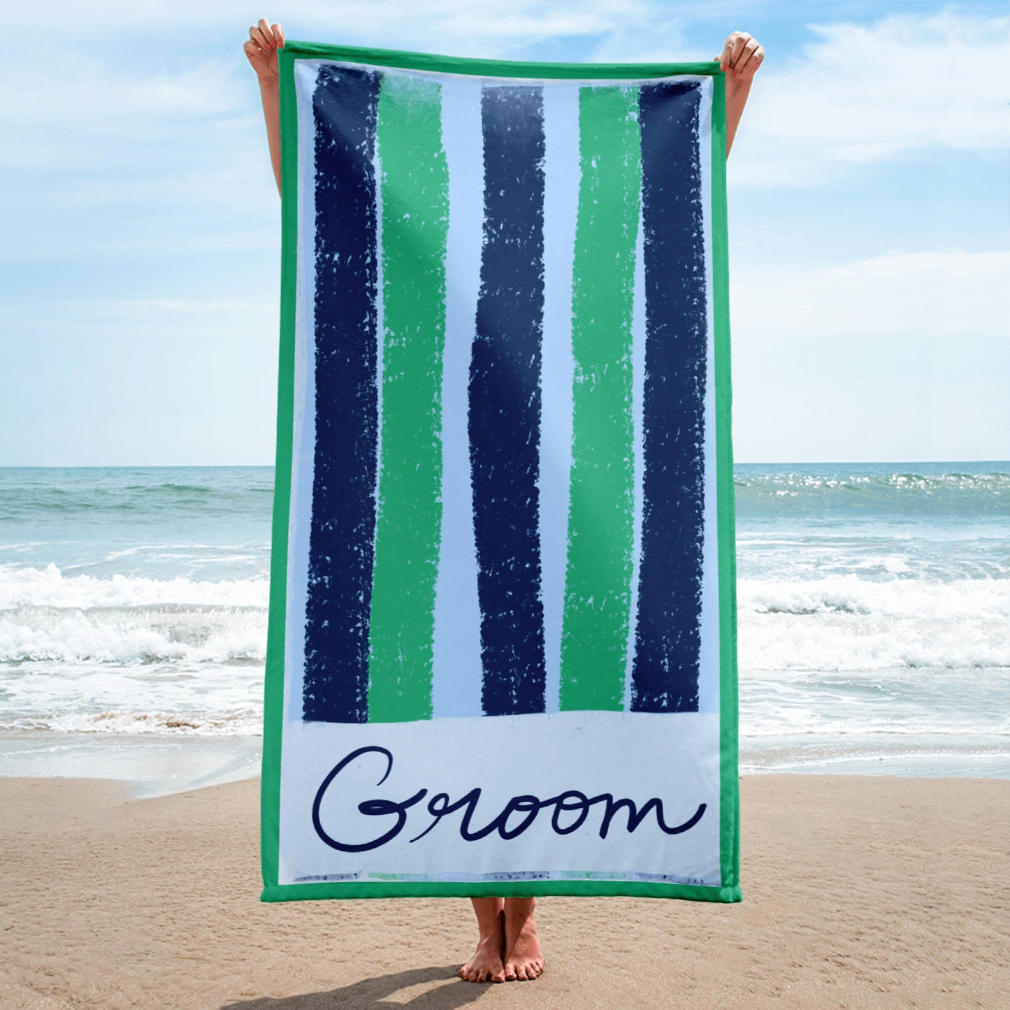 Groom Beach Towel