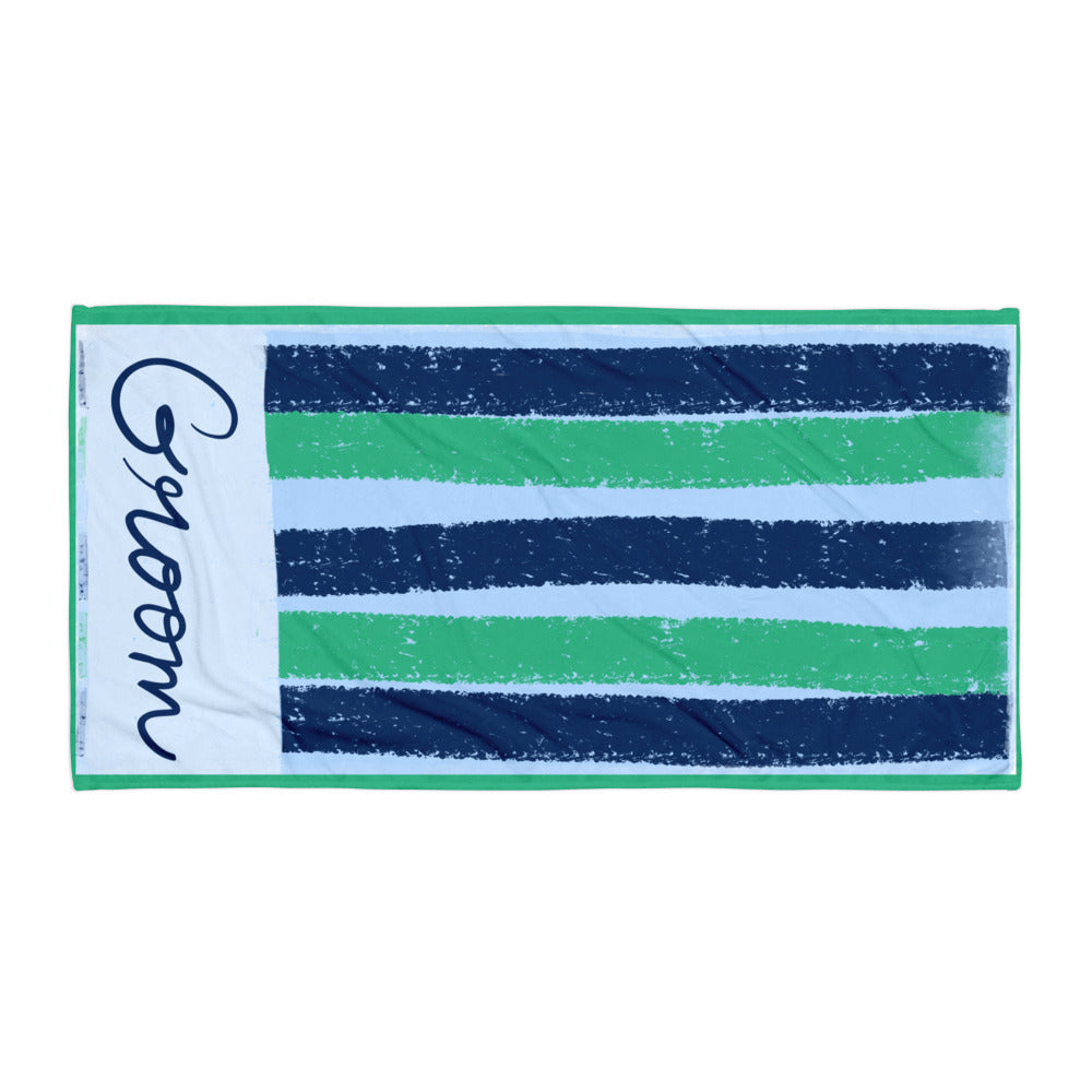 Groom Beach Towel